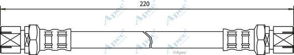 APEC BRAKING Тормозной шланг HOS3465